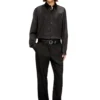 s-simply-gsbh Stretch-Popelinehemd mit Stickerei