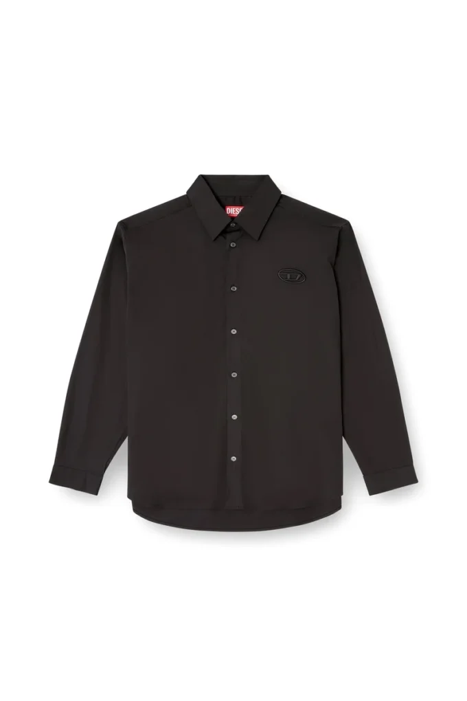 s-simply-gsbh Stretch-Popelinehemd mit Stickerei