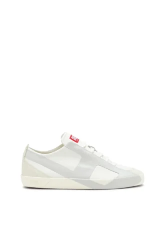 s-slante-d low S-Slante-D-Sneaker aus Wildleder und Leder mit D-Logo