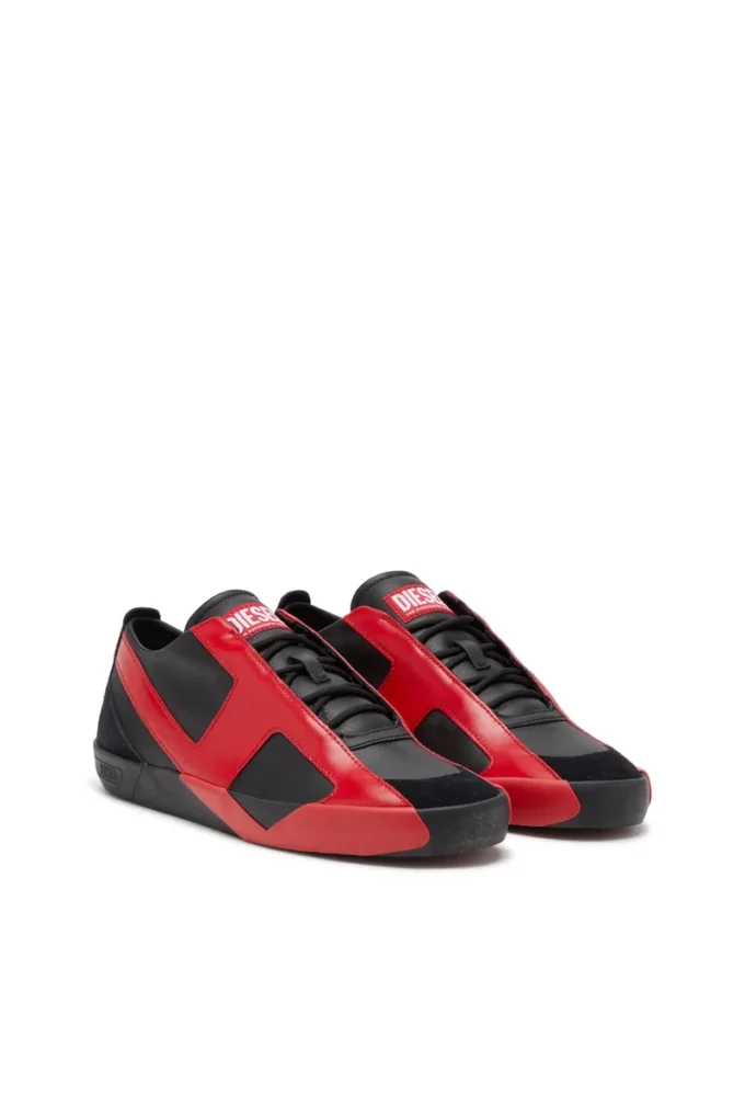 s-slante-d low S-Slante-D-Sneaker aus Wildleder und Leder mit D-Logo s-slante-d low S-Slante-D-Sneaker aus Wildleder und Leder mit D-Logo