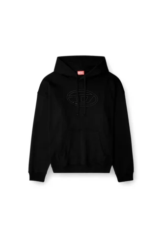 s-ummer-bigoval Hoodie mit geprägtem ovalen D