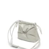 Scrunch-D-Bucket Scrunch-D-Bucket-Tasche aus glänzendem, geknittertem Leder