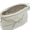 Scrunch-D-Bucket Scrunch-D-Bucket-Tasche aus glänzendem, geknittertem Leder
