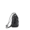 Scrunch-D-Bucket Scrunch-D-Bucket-Tasche aus glänzendem, geknittertem Leder