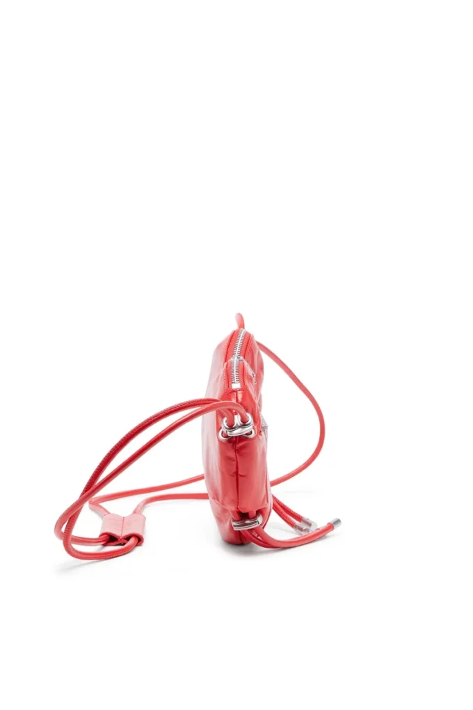 scrunch-d heart Scrunch-D-Heart Schultertasche aus geknittertem Leder scrunch-d heart Scrunch-D-Heart Schultertasche aus geknittertem Leder