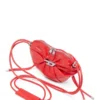 scrunch-d heart Scrunch-D-Heart Schultertasche aus geknittertem Leder scrunch-d heart Scrunch-D-Heart Schultertasche aus geknittertem Leder