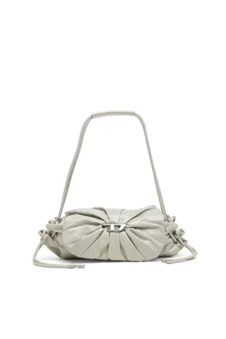 scrunch-d Schultertasche Scrunch-D S-Schultertasche aus geknittertem Leder