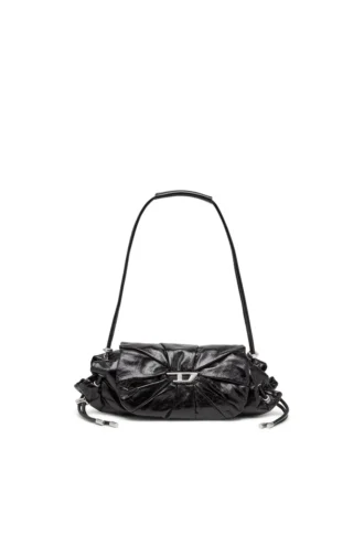 scrunch-d Schultertasche Scrunch-D S-Schultertasche aus geknittertem Leder