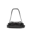 scrunch-d Schultertasche Scrunch-D S-Schultertasche aus geknittertem Leder scrunch-d Schultertasche Scrunch-D S-Schultertasche aus geknittertem Leder