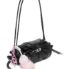 scrunch-d Schultertasche Scrunch-D S-Schultertasche aus geknittertem Leder scrunch-d Schultertasche Scrunch-D S-Schultertasche aus geknittertem Leder