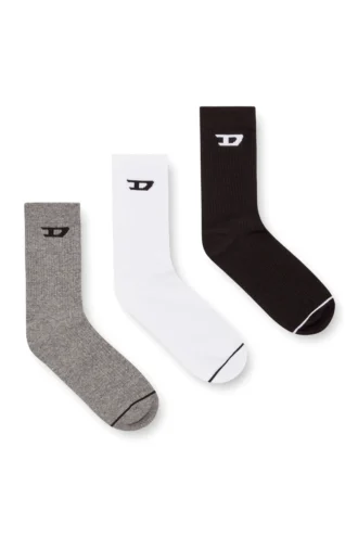 skm-d-tennis-crew-17,5 Dreierpack gerippte Socken mit D-Logo