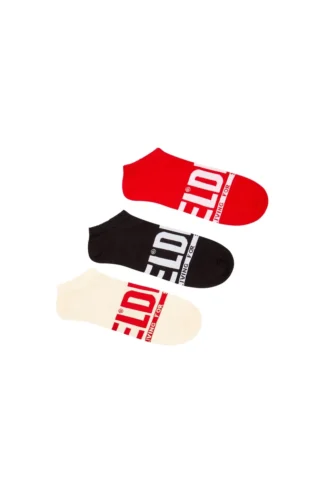 skm-gost-threepack 3er-Pack Low-Cut-Socken mit Logo