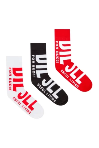 skm-ray-threepack 3er-Pack Maxi-Logo-Socken