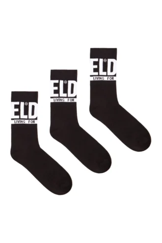 skm-ray-threepack 3er-Pack Socken mit Logo-Bündchen