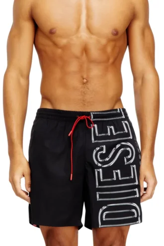 soccer-41-d-core Badeshorts mit übergroßem Logo-Print