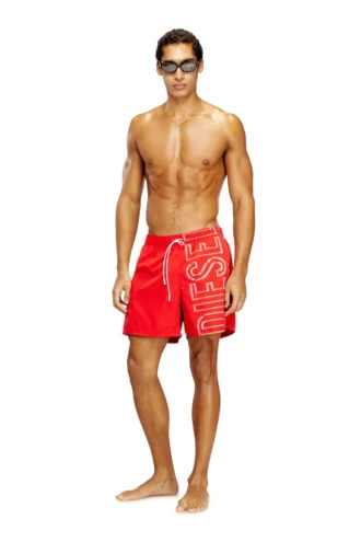 soccer-41-d-core Badeshorts mit übergroßem Logo-Print