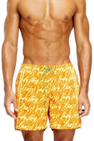 soccer-41-d-pop Badeshorts mit durchgehendem Logo-Print