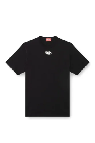 t-adjust-od T-Shirt mit metallischem Oval D