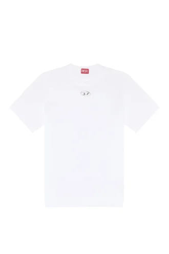 t-adjust-od T-Shirt mit metallischem Oval D