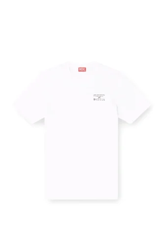 t-adjust-v5 Reguläres Baumwoll-T-Shirt mit Puffdruck