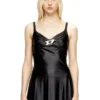 t-amai Nylon-Jersey-Oberteil mit Rüschen t-amai Nylon-Jersey-Oberteil mit Rüschen