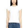 t-angie-od T-Shirt mit ausgeschnittenem, gesticktem Logo
