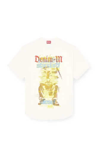 t-bix-aa T-Shirt mit Songtext-Print