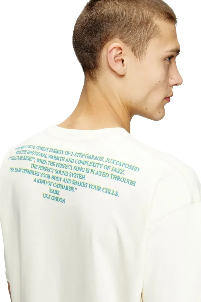 t-bix-aa T-Shirt mit Songtext-Print