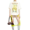 t-bix-aa T-Shirt mit Songtext-Print