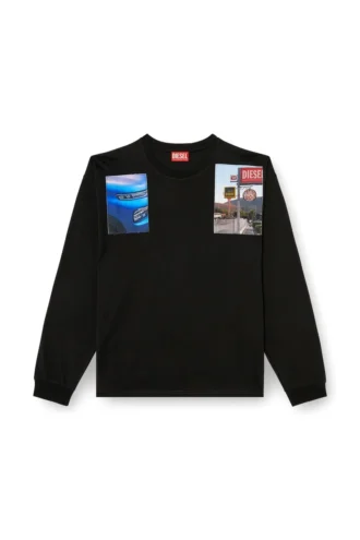 t-boxt-ls-t5 Langarm-T-Shirt mit Logo-Fotopatches