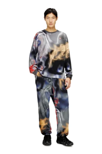 t-boxt-ls-v4 Langärmliges T-Shirt mit Graffiti-Print