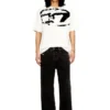 t-boxt-n14 T-Shirt mit Distressed-Flock-Logo t-boxt-n14 T-Shirt mit Distressed-Flock-Logo