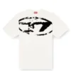 t-boxt-n14 T-Shirt mit Distressed-Flock-Logo t-boxt-n14 T-Shirt mit Distressed-Flock-Logo