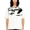 t-boxt-n14 T-Shirt mit Distressed-Flock-Logo t-boxt-n14 T-Shirt mit Distressed-Flock-Logo