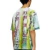 t-boxt-r13 T-Shirt mit Trompe-l’œil-Print in Cracked-Optik