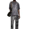 t-boxt-t13 T-Shirt mit tonalem mittelalterlichem Aufdruck t-boxt-t13 T-Shirt mit tonalem mittelalterlichem Aufdruck