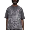 t-boxt-t13 T-Shirt mit tonalem mittelalterlichem Aufdruck t-boxt-t13 T-Shirt mit tonalem mittelalterlichem Aufdruck