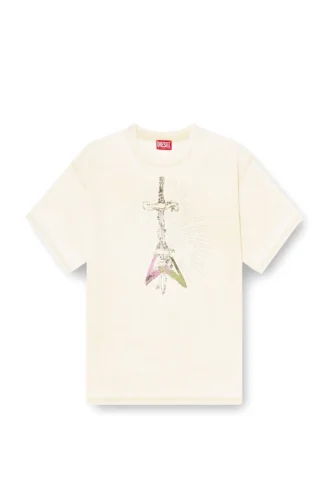 t-boxt-t18 T-Shirt mit Schwert-Print