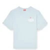 t-boxt-t23 Baumwoll-T-Shirt mit Grafikprint