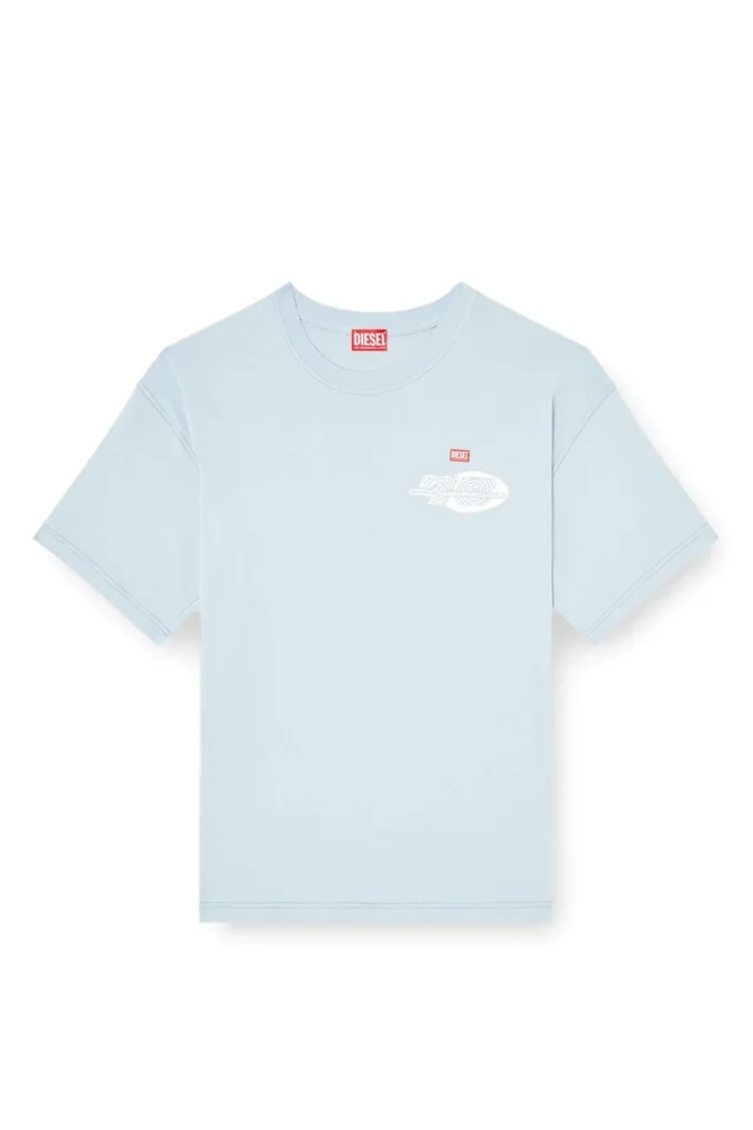 t-boxt-t23 Baumwoll-T-Shirt mit Grafikprint