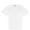 t-boxt-t24 T-Shirt mit ovalem D-Logo t-boxt-t24 T-Shirt mit ovalem D-Logo