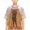 t-boxt-v12 Lockeres T-Shirt mit Print und Nieten