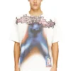 t-boxt-v13 Lockeres Baumwoll-T-Shirt mit Digitaldruck
