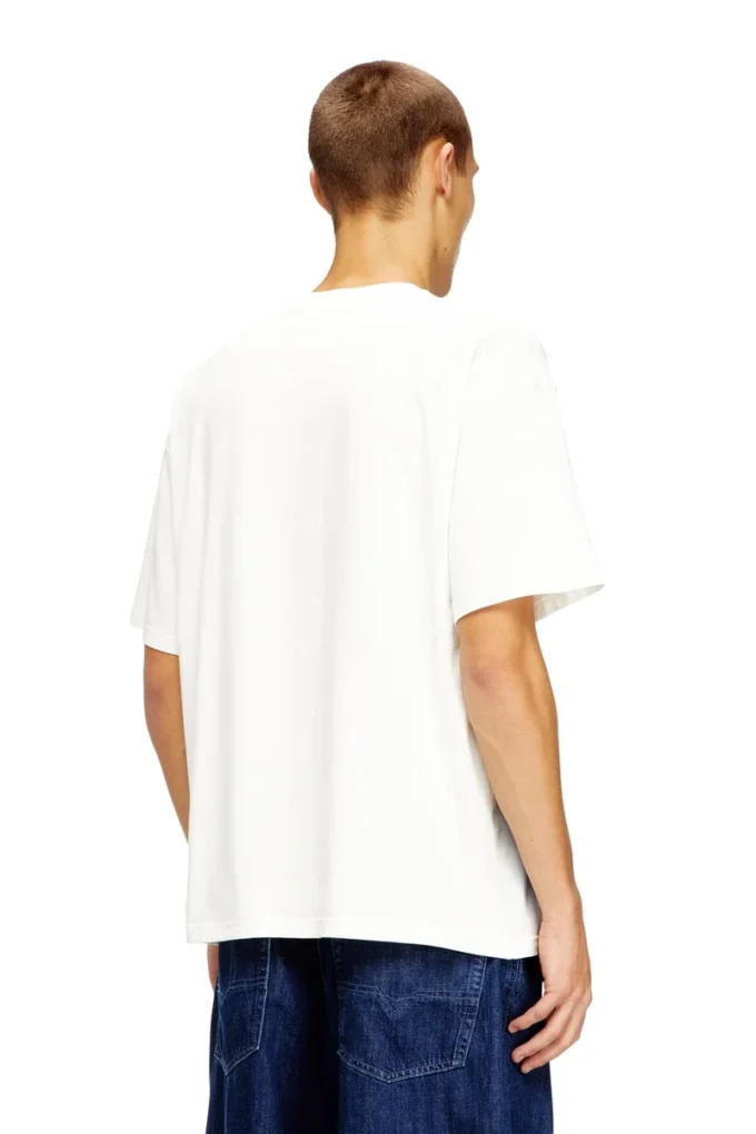 t-boxt-v13 Lockeres Baumwoll-T-Shirt mit Digitaldruck
