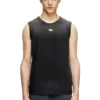 t-brico-new Verblasstes Tanktop mit ausgeschnittenem ovalen D