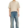 t-crahor-boxt-t1 Baumwoll-T-Shirt mit Mikro-Stickerei