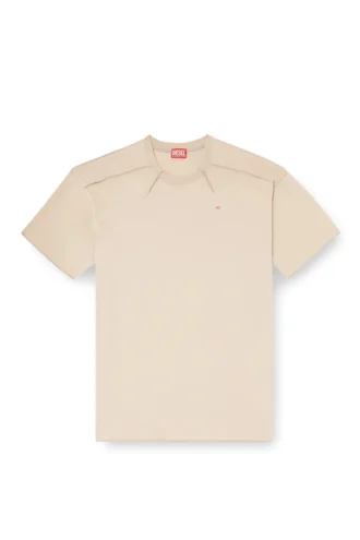 t-crahor-boxt-t1 Baumwoll-T-Shirt mit Mikro-Stickerei
