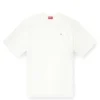 t-crahor-boxt-t1 Baumwoll-T-Shirt mit Mikro-Stickerei
