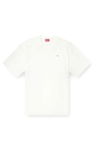 t-crahor-boxt-t1 Baumwoll-T-Shirt mit Mikro-Stickerei