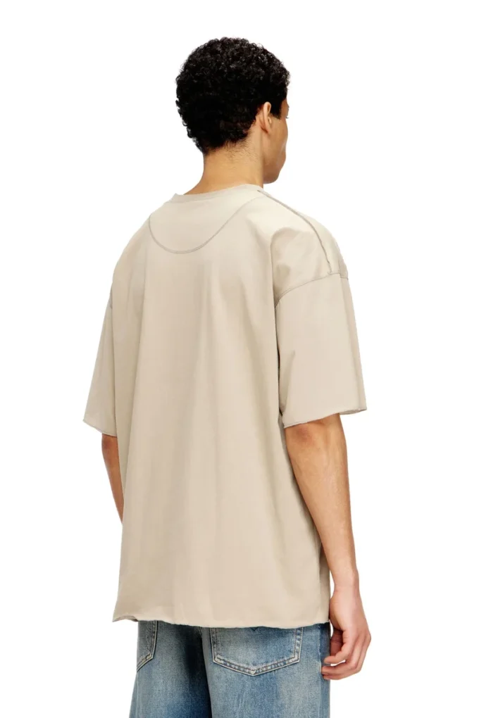 t-crahor-boxt-t1 Baumwoll-T-Shirt mit Mikro-Stickerei